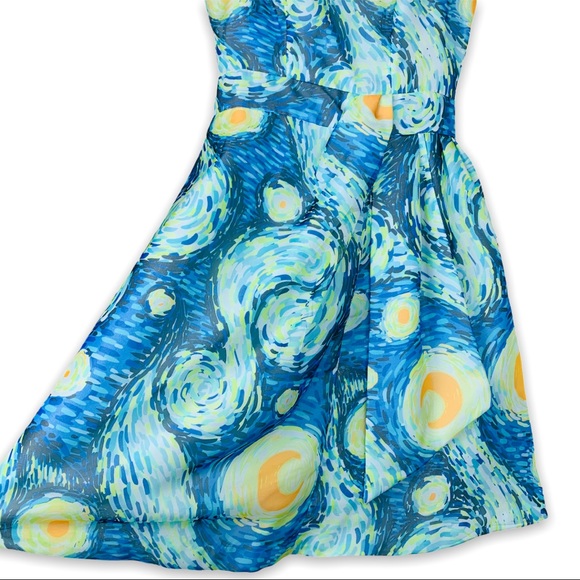 NWOT Modcloth Geode Starry Night Art-To-Wear Dress - Picture 15 of 15